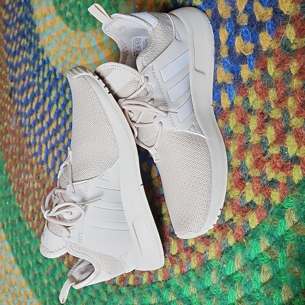 Adidas X PLR beige monochrome sneakers 7